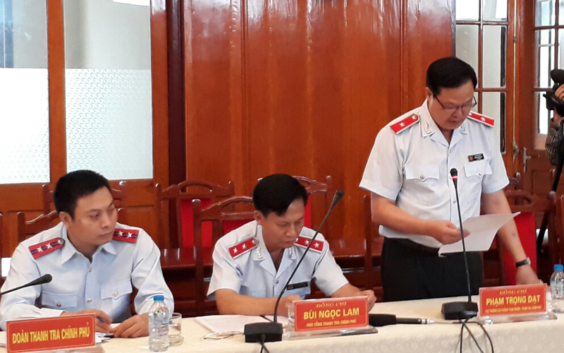 Thanh tra Chính phủ công bố kết luận thanh tra tại tỉnh Yên Bái