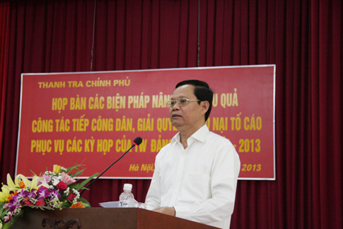 Tổng Thanh tra Chính phủ Huỳnh Phong Tranh kết luận