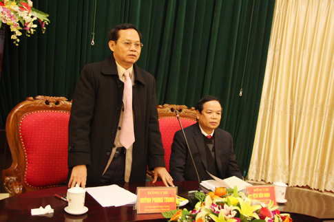 Tổng Thanh tra Chính phủ Huỳnh Phong Tranh phát biểu kết luận.​