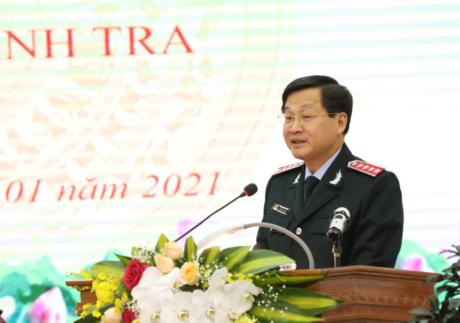 Tổng Thanh tra Chính phủ Lê Minh Khái phát biểu 
