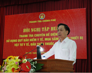 Tập huấn công tác thanh tra chuyên đề diện rộng về y tế khu vực phía Bắc