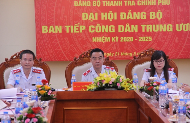 Đại hội Đảng bộ Ban Tiếp công dân Trung ương nhiệm kỳ 2020-2025