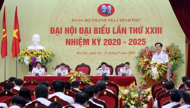 Khai mạc Đại hội Đại biểu Đảng bộ Thanh tra Chính phủ lần thứ XXIII, nhiệm kỳ 2020-2025