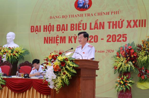 Đại hội Đại biểu Đảng bộ Thanh tra Chính phủ lần thứ XXIII, nhiệm kỳ 2020-2025