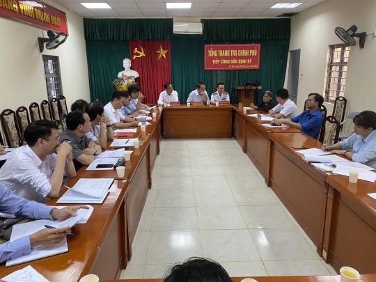 Phó Tổng Thanh tra Nguyễn Văn Thanh tiếp công dân định kỳ tháng 9/2020