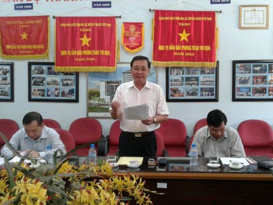 Phó Tổng Thanh tra Chính phủ Nguyễn Đức Hạnh làm việc với Trường Cán bộ Thanh...