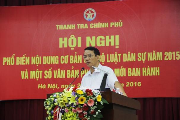 Hội nghị phổ biến nội dung cơ bản của Bộ Luật Dân sự 2015