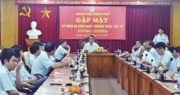 Thanh tra Chính phủ gặp mặt 69 năm ngày Thương binh liệt sĩ