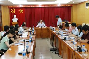 Phó Tổng Thanh tra Chính phủ Trần Ngọc Liêm làm việc với Văn phòng TTCP