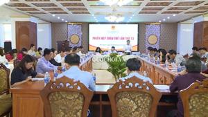 Ủy ban Pháp luật của Quốc hội thẩm tra báo cáo của Chính phủ về công tác giải...