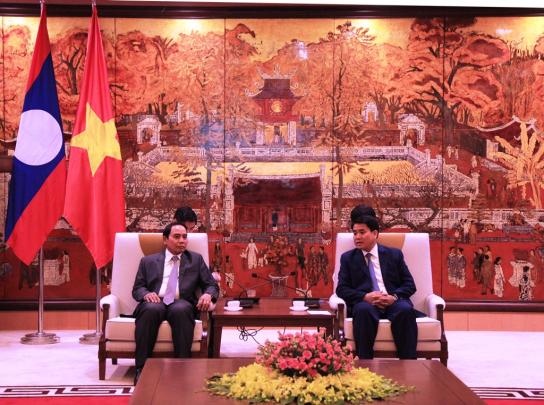 Chủ tịch UBND Thành phố Hà Nội Nguyễn Đức Chung tiếp Phó Thủ Tướng, Tổng...