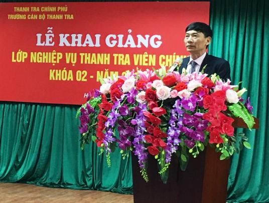 Khai giảng Lớp Bồi dưỡng nghiệp vụ Thanh tra viên chính khóa 2/2018