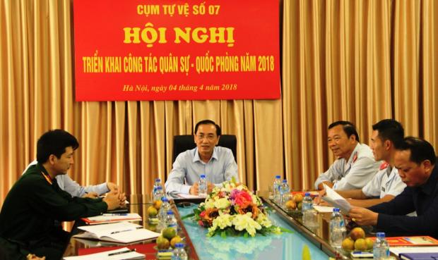 Cụm Tự vệ số 07 tổ chức hội nghị triển khai nhiệm vụ năm 2018