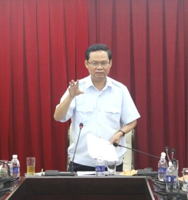 Tổng Thanh tra Chính phủ Huỳnh Phong Tranh làm việc với vụ Giám sát, Thẩm...