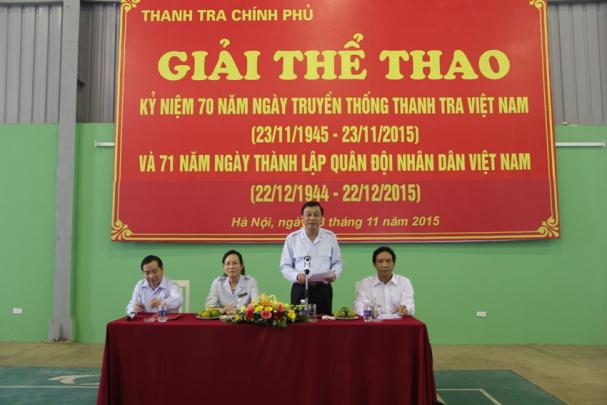 Giải thể thao chào mừng kỷ niệm 70 năm ngày truyền thống ngành Thanh tra Việt...