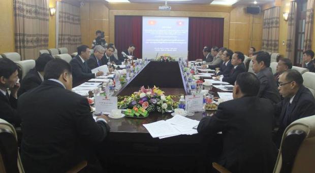 Thanh tra Chính phủ Việt Nam hội đàm với Đoàn đại biểu cấp cao TTCP Lào