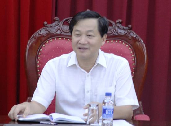 Tổng Thanh tra Chính phủ Lê Minh Khái làm việc với lãnh đạo chủ chốt Báo...