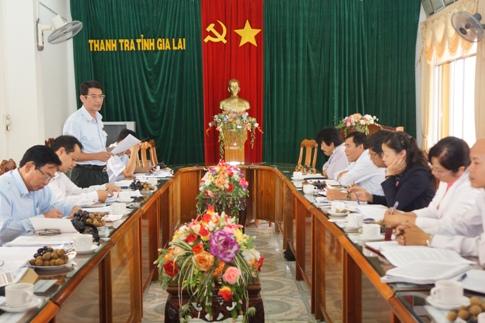 Phó tổng Thanh tra Chính phủ Nguyễn Chiến Bình làm việc tại tỉnh Gia Lai