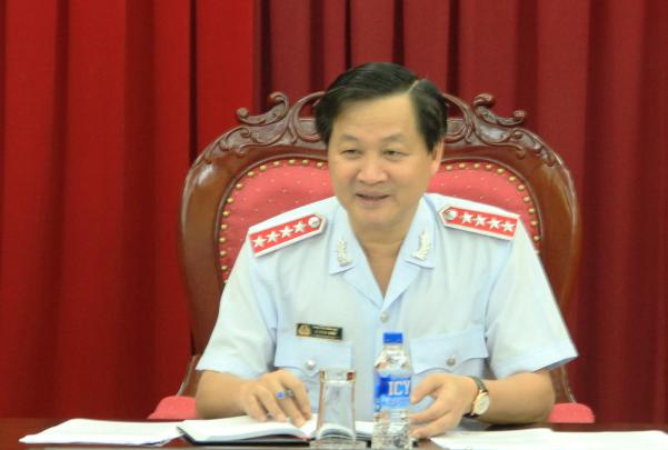 Tổng Thanh tra Chính phủ Lê Minh Khái làm việc với Cục Phòng, chống tham nhũng