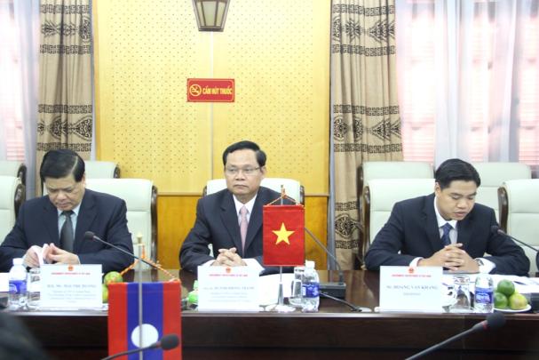 Tổng Thanh tra Chính phủ Huỳnh Phong Tranh hội đàm với Đoàn Đại biểu Cấp cao...