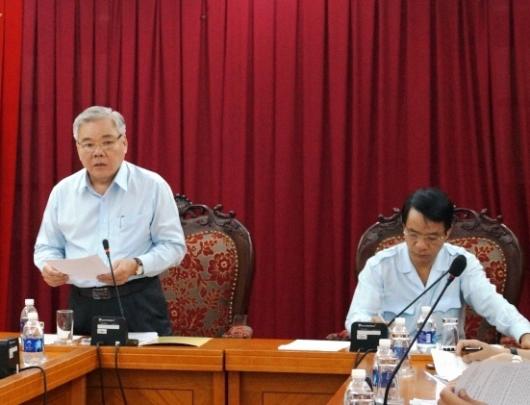 Tổng Thanh tra Chính phủ Phan Văn Sáu làm việc với Ban soạn thảo Luật PCTN...