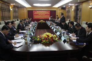 Lãnh đạo Thanh tra Chính phủ hội đàm với Đoàn đại biểu cấp cao Thanh tra Chính phủ Lào