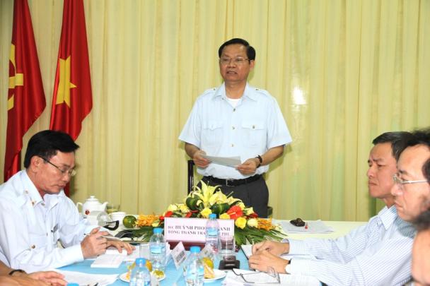 Tổng Thanh tra Chính phủ Huỳnh Phong Tranh làm việc tại tỉnh Đồng Nai