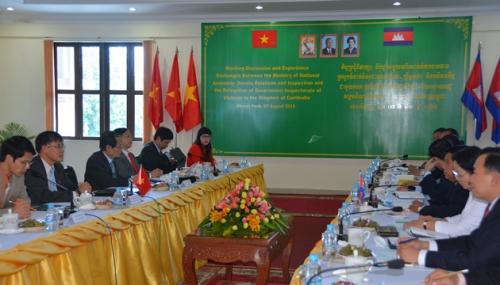 Việt Nam và Campuchia tăng cường hợp tác về công tác thanh tra