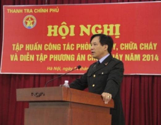 Thanh tra Chính phủ tổ chức Hội nghị tập huấn Phòng cháy chữa cháy