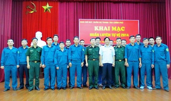 Ban Chỉ huy quân sự Thanh tra Chính phủ triển khai huấn luyện tự vệ năm 2014