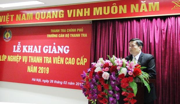 Khai giảng lớp Nghiệp vụ Thanh tra viên cao cấp K1/2019