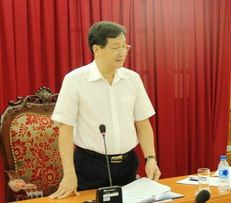 Tổng Thanh tra Chính phủ Lê Minh Khái làm việc với Vụ Giám sát thẩm định và...