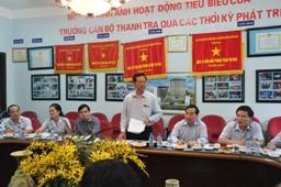 Tổng TTCP Huỳnh Phong Tranh làm việc với cán bộ chủ chốt của Trường Cán bộ...