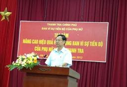 Tọa đàm nâng cao hiệu quả hoạt động Ban Vì sự tiến bộ của phụ nữ ngành thanh tra