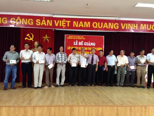 Lễ bế giảng lớp Nghiệp vụ Thanh tra viên chính K2-2014