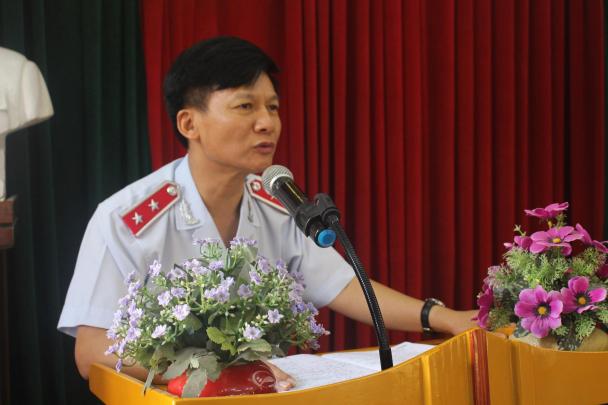 Phó Tổng Thanh tra Chính phủ Bùi Ngọc Lam làm việc với Báo Thanh tra
