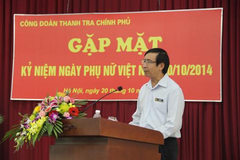 Gặp mặt phụ nữ cơ quan Thanh tra Chính phủ nhân kỷ niệm 84 năm ngày Phụ nữ...