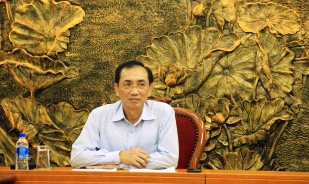 Phó Tổng Thanh tra Chính phủ Đặng Công Huẩn làm việc với các đơn vị sự nghiệp