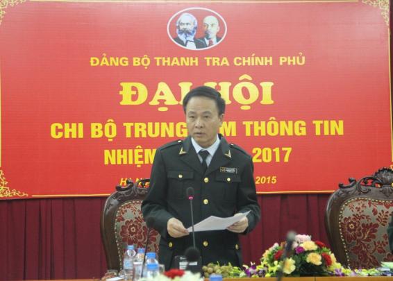 Chi bộ Trung tâm Thông tin tổ chức Đại hội nhiệm kỳ 2015-2017