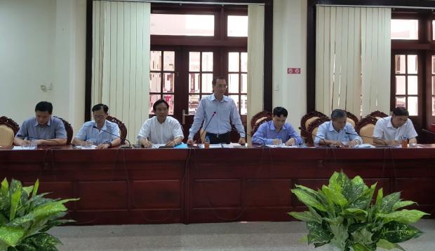 Phó Tổng Thanh tra Chính phủ Đặng Công Huẩn làm việc với tỉnh Sóc Trăng