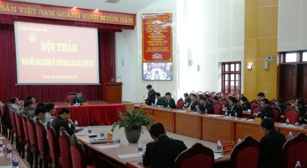 Hội thảo trao đổi kinh nghiệm về triển khai các cuộc thanh tra