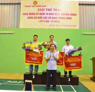 Thanh tra Chính phủ tổ chức giải thể thao chào mừng Kỷ niệm 70 năm ngày...