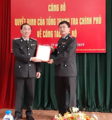 Công bố Quyết định của Thanh tra Chính phủ về công tác cán bộ tại Báo Thanh tra