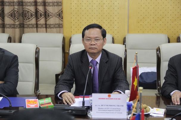 Government Inspectorate of Vietnam hold talk with the Senior Delegation of...