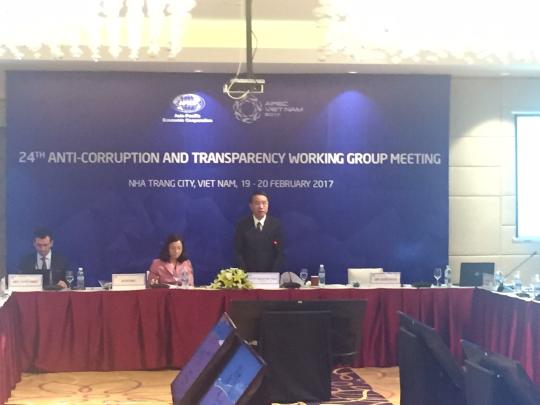 Opening the 24th Apec Anti-corruption and Transparency Working Group