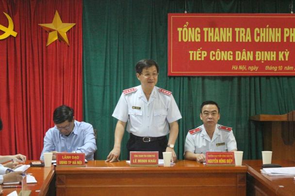 Tổng Thanh tra Chính phủ tiếp các đoàn công dân trên địa bàn Hà Nội