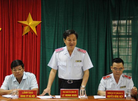 Tổng Thanh tra Chính phủ Lê Minh Khái tiếp công dân