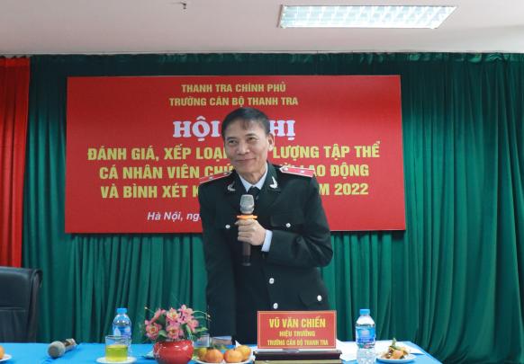 Trường Cán bộ Thanh tra tổng kết công tác năm 2022