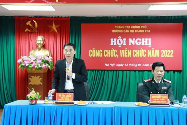 Trường Cán bộ Thanh tra tổ chức Hội nghị công chức, viên chức năm 2022
