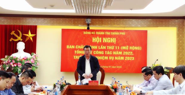 Hội nghị Ban Chấp hành lần thứ 11 Đảng bộ Thanh tra Chính phủ